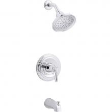 Kohler TS395-4G-CP - Devonshire® Rite-Temp® bath and shower trim kit, 1.75 gpm, NPT spout