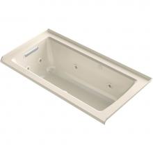 Kohler 1947-XHGHL-47 - Archer® 60'' x 30'' integral flange Heated BubbleMassage™ air bath and