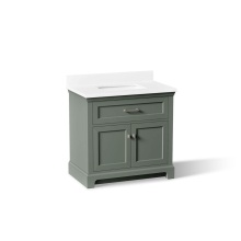 Kohler 29261-BD1-UMG - Charlemont 36'' Bathroom Vanity Cabinet With Sink And Quartz Top Umbral Green