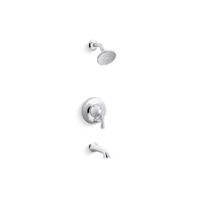 Kohler T35944-4Y-CP - Buckley™ Rite-Temp® bath and shower trim kit with push-button diverter, 2.5 gpm