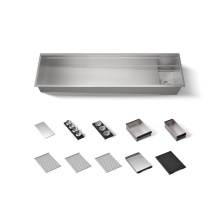 Kohler 37905-PAP-NA - 69-3/4'' undermount single-bowl workstation kitchen sink