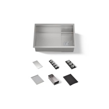 Kohler 37911-PAP-NA - 27-3/4'' undermount single-bowl workstation kitchen sink