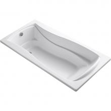 Kohler 1257-GHW-0 - Mariposa® 72-1/8'' x 36-1/8'' drop-in Heated BubbleMassage™ air bath wi