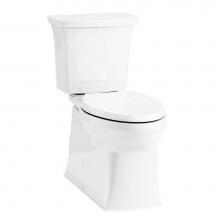 Kohler 3814-RA-0 - Corbelle® Comfort Height® Two-piece elongated 1.28 gpf chair height toilet with right-ha