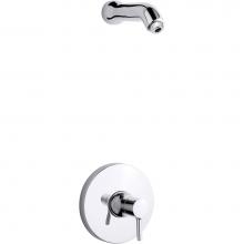 Kohler TLS8978-4-CP - Toobi® Rite-Temp(R) shower trim set, less showerhead