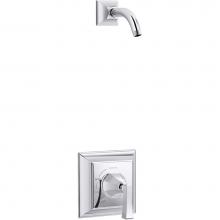 Kohler TLS462-4V-CP - Memoirs® Stately Rite-Temp® shower trim set with Deco lever handle, less showerhead