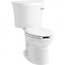 Kohler 25077-SSTR-0 - Kingston™ Comfort Height® Two-piece elongated 1.28 gpf chair height toilet with right-hand