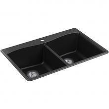 Kohler 8185-1-CM1 - Kennon® 33'' x 22'' x 9-5/8'' Neoroc® top-mount/undermount