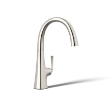 Kohler 22065-SN - Graze Single-handle Bar Sink Faucet Vibrant Polished Nickel