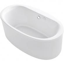 Kohler 1966-GHW-0 - Sunstruck® 65-1/2'' x 35-1/2'' freestanding Heated BubbleMassage™ air b