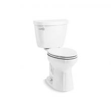 Kohler 31621-0 - Cimarron® Comfort Height® Two-piece elongated 1.28 gpf chair height toilet