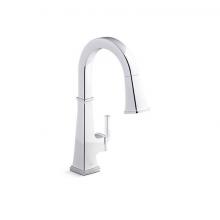 Kohler 23830-CP - Riff® Pull-down kitchen sink faucet with three-function sprayhead