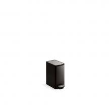 Kohler 31319-BST - 6-Liter Step Trash Can, Black Stainless