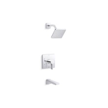 Kohler TS23502-4G-CP - Parallel® Rite-Temp® bath and shower trim