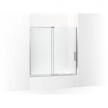 Kohler 707623-8L-SHP - Echelon® Sliding bath door, 58-1/4'' H x 55-3/4 - 59-3/4'' W, with 5/16&a