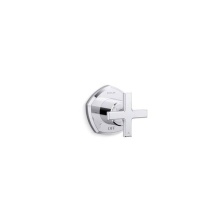 Kohler T27041-3-CP - Occasion™ MasterShower® volume control valve trim with cross handle