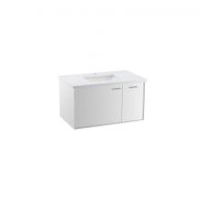Kohler CM99543-BD1-1WA - 36'' wall-hung bathroom vanity cabinet with sink and quartz top