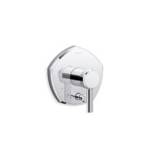 Kohler T27044-4-CP - Occasion™ Rite-Temp® shower valve trim with diverter and lever handle