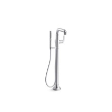 Kohler T27424-4-CP - Tone™ Floor-mount bath filler trim with handshower