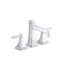 Kohler T26436-4-CP - Riff® Deck-mount bath faucet trim with diverter