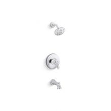 Kohler TS27381-4G-CP - Bellera® Rite-Temp® Pressure-balancing bath and shower faucet trim set, 1.75 gpm