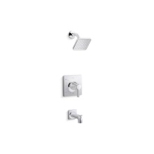 Kohler TS28127-4G-CP - Venza® Rite-Temp® bath and shower trim kit, 1.75 gpm