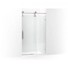 Kohler 701727-10L-CP - Artifacts™ 80-7/8'' H sliding shower door with 3/8''-thick glass