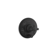 Kohler T72768-3-BL - Artifacts Rite-Temp Valve Trim With Push-Button Diverter And Cross Handle Valve Not Included