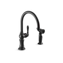 Kohler 99262-BL - Artifacts Single-Handle Kitchen Sink Faucet With Two-Function Sprayhead