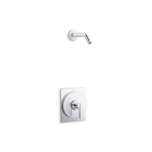 Kohler TLS35914-4-CP - Castia™ by Studio McGee Rite-Temp® shower trim kit, without showerhead