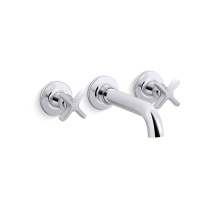 Kohler T35910-3-CP - Castia™ by Studio McGee Wall-mount bath faucet trim