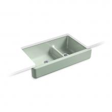 Kohler 6426-42 - Whitehaven® Smart Divide® 35-1/2'' undermount double-bowl farmhouse kitchen si