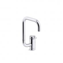 Kohler 28290-CP - Components® Single-handle bar sink faucet with two-function extended-reach spout