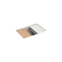 Kohler 33713-PC-CM3 - Billings™ 27'' undermount single-bowl workstation kitchen sink