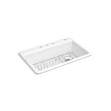 Kohler 5871-4A1-0 - Riverby® 33'' top-mount single-bowl kitchen sink