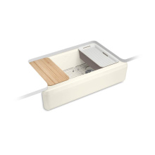 Kohler 24564-PC-96 - Riverby® 35-3/4'' undermount single-bowl farmhouse workstation kitchen sink