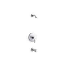 Kohler TLS35322-4-CP - Elate® Rite-Temp® Bath And Shower Trim Kit Without Showerhead