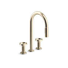 Kohler 28671-9-AF - Billet™ Pull-down kitchen sink faucet with two-function sprayhead