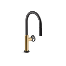 Kohler 28669-9-BMB - Billet™ Pull-down kitchen sink faucet with two-function sprayhead