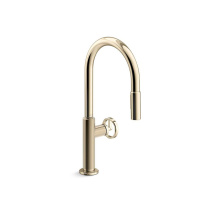 Kohler 28669-9-AF - Billet™ Pull-down kitchen sink faucet with two-function sprayhead