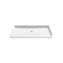 Kohler 44166-HW1 - 62'' x 36'' alcove shower base, center drain