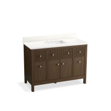 Kohler 35021-DAK - 48'' bathroom vanity cabinet with sink and quartz top
