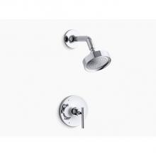 Kohler TS14422-4-CP - Purist® Rite-Temp® shower trim kit with lever handle, 2.5 gpm