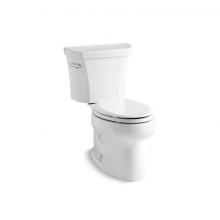 Kohler 3998-T-0 - Wellworth® Two-piece elongated toilet, 1.28 gpf