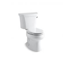 Kohler 3998-TR-0 - Wellworth® Two-piece elongated toilet, 1.28 gpf
