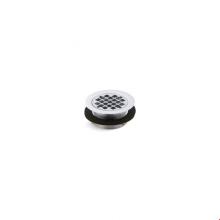 Kohler 9132-CP - Round shower drain for use with plastic pipe, gasket included