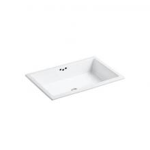 Kohler 2297-G-0 - Kathryn® 24'' rectangular undermount bathroom sink with glazed underside