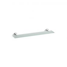Kohler 14440-CP - Purist® Glass shelf