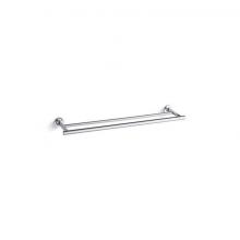 Kohler 14375-CP - Purist® 24'' Double towel bar