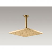 Kohler 13696-BGD - Contemporary Square 10apos;apos; rainhead with Katalyst(R) air-induction spray, 2.5 gpm